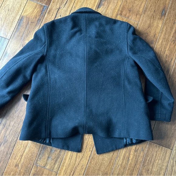 J. Crew Women's Black Peacoat wool cashmere - Picture 6 of 6